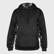 Adult Camo Color Block Hooded Fleece