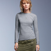 Ladies' Lightweight Fitted Long-Sleeve Tee