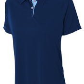 Ladies' Interlock Contrast Polo