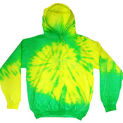 Youth Fluorescent Tie-Dyed Pullover Hoodie